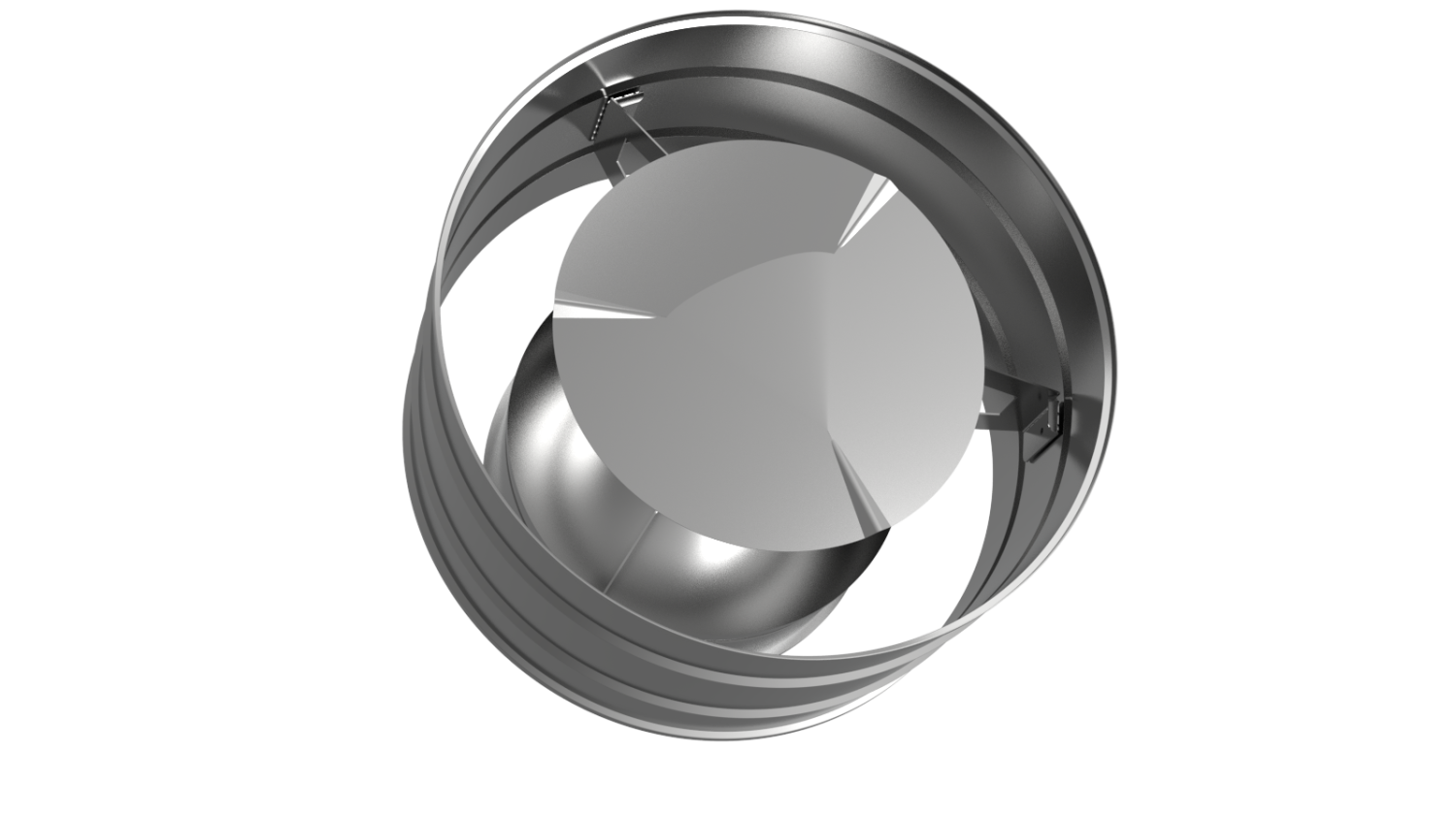 Оголовок с дефлектором риф (вид сверху